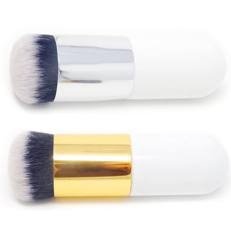 BEALUXUR 2PCS Portable Big Round Head Makijaż Brush Beauty Cosmetic Brush Foundation Brush Blush Brush Face Powder Brush BB Cream Brush dla codziennego użytku lub podróży